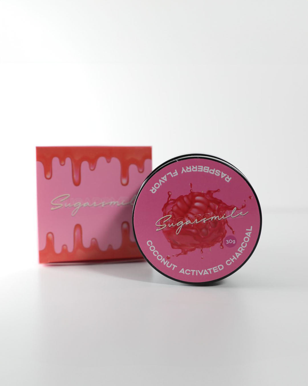 Aktivkohlepulver mit Himbeerextrakt